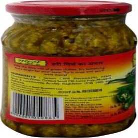 Mother's Recipe Green Chilli Pickle  (400 g) 